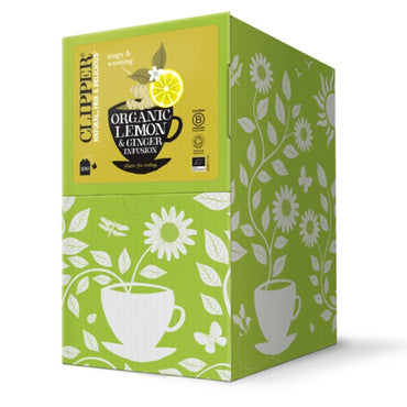 Clipper Lemon and Ginger Tea Bags x250