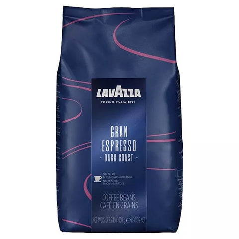 Lavazza Coffee Beans - Grand Espresso Dark Roast Beans (6x1kg)